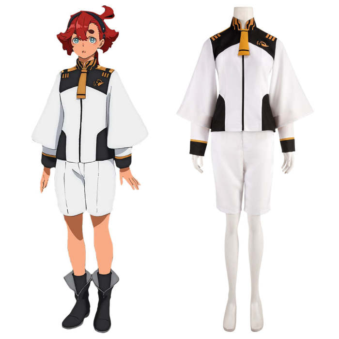 Mobile Suit Gundam: The Witch From Mercury Animated Series Suletta Mercury Cosplay Costume