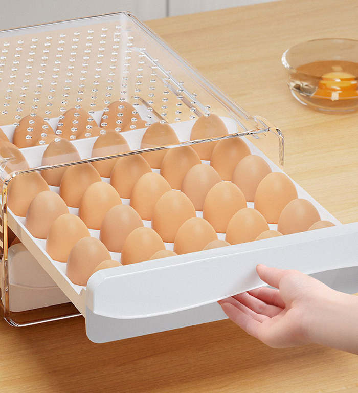 Sealed Drawer Type Egg Holder For Refrigerator