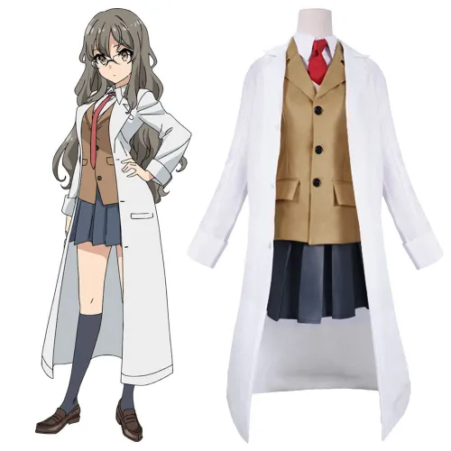 Rascal Does Not Dream Of Bunny Girl Senpai Futaba Rio Cosplay Costume