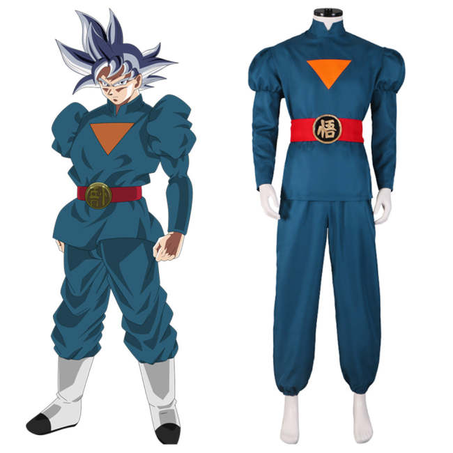 Super Dragon Ball Heroes Goku Kakarotto God Officer Cosplay Costume