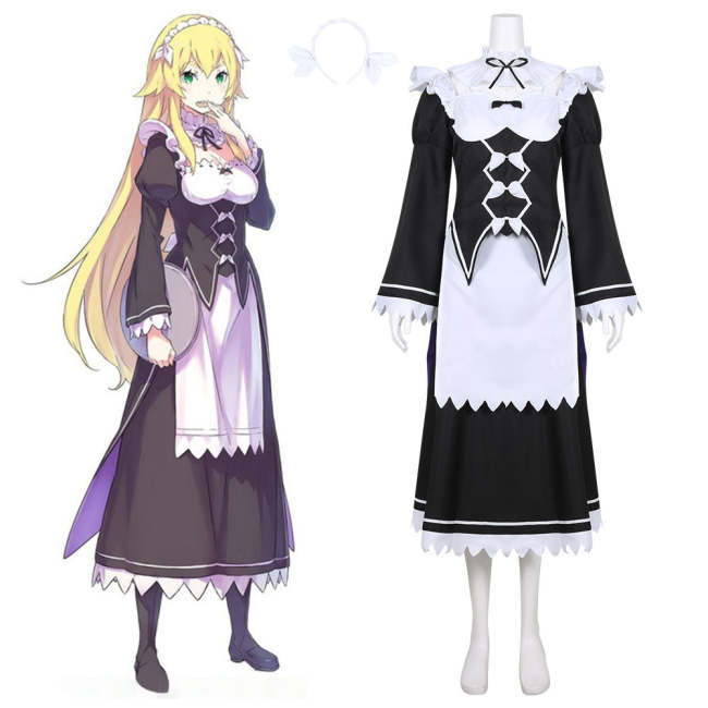 Re:Zero Re: Life In A Different World From Zero Frederica Baumann Cosplay Costume