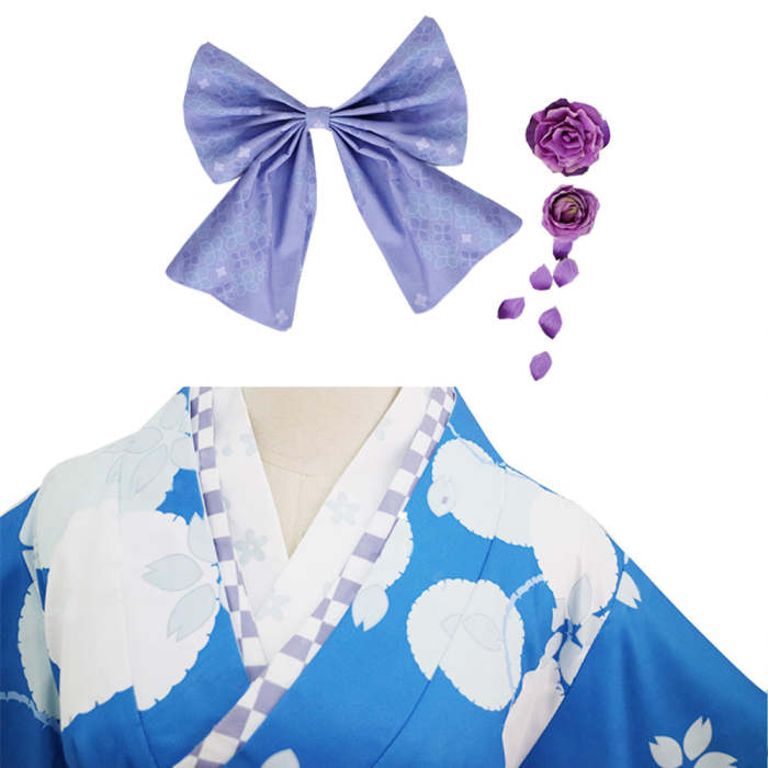 Re: Life In A Different World From Zero Rem Kimono Cosplay Costume