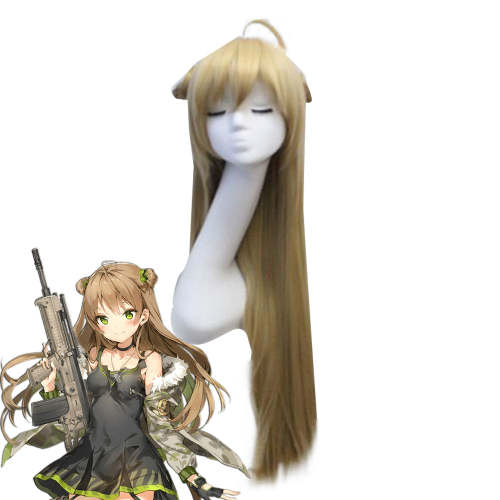 Girls' Frontline Rifle Forward-Ejection Bullpup Rfb Golden Cosplay Wig