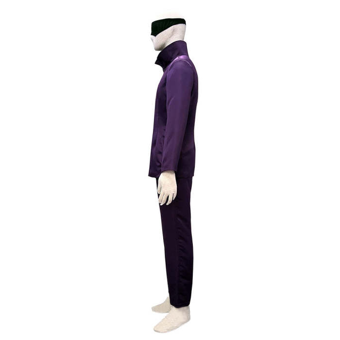 Jujutsu Kaisen Sorcery Fight Satoru Gojo Purple Cosplay Costume