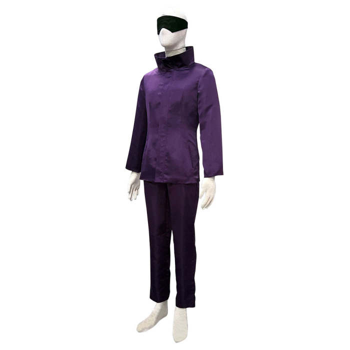 Jujutsu Kaisen Sorcery Fight Satoru Gojo Purple Cosplay Costume