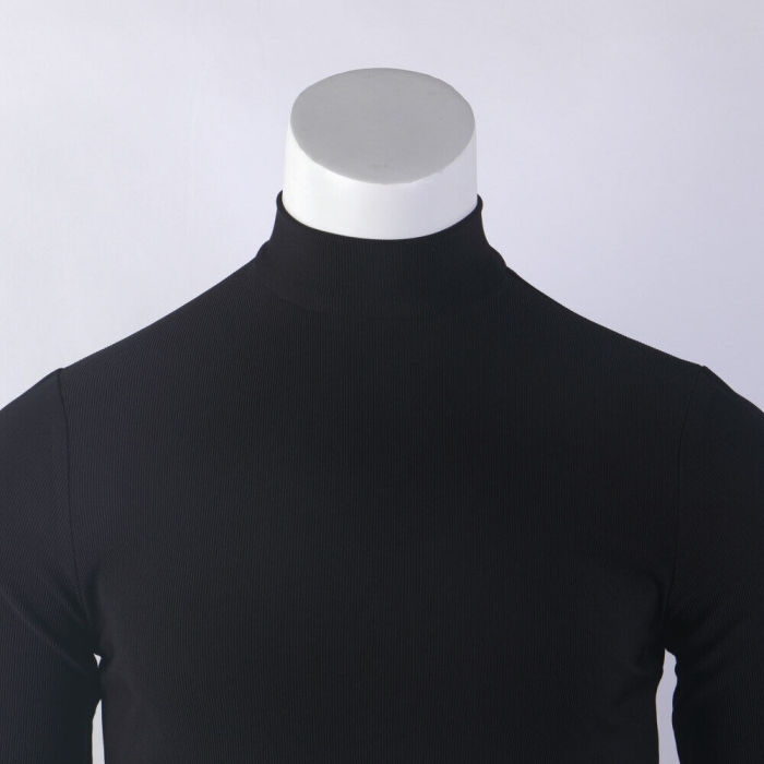 Star Trek Picard 3 Black Vertical Stripe Undershirts Cosplay Starfleet Shirts Costumes