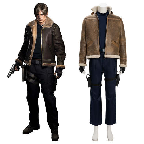 Resident Evil 4 Remake Leon Scott Kennedy Cosplay Costume