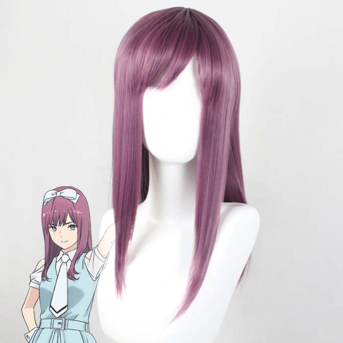 Oshi Ga Budoukan Ittekuretara Shinu Yuka Teramoto Purple Cosplay Wig