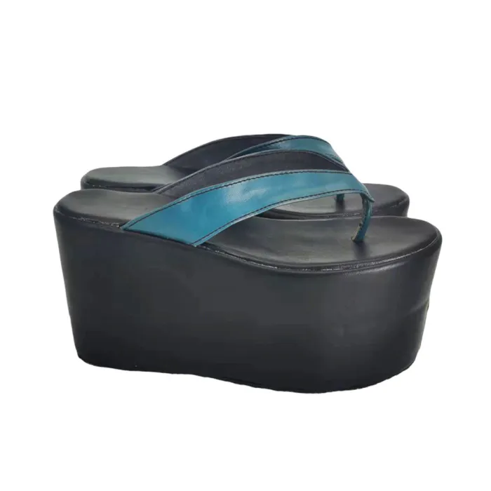 Genshin Impact Ms Hina Gorou Female Blue Green Cosplay Shoes