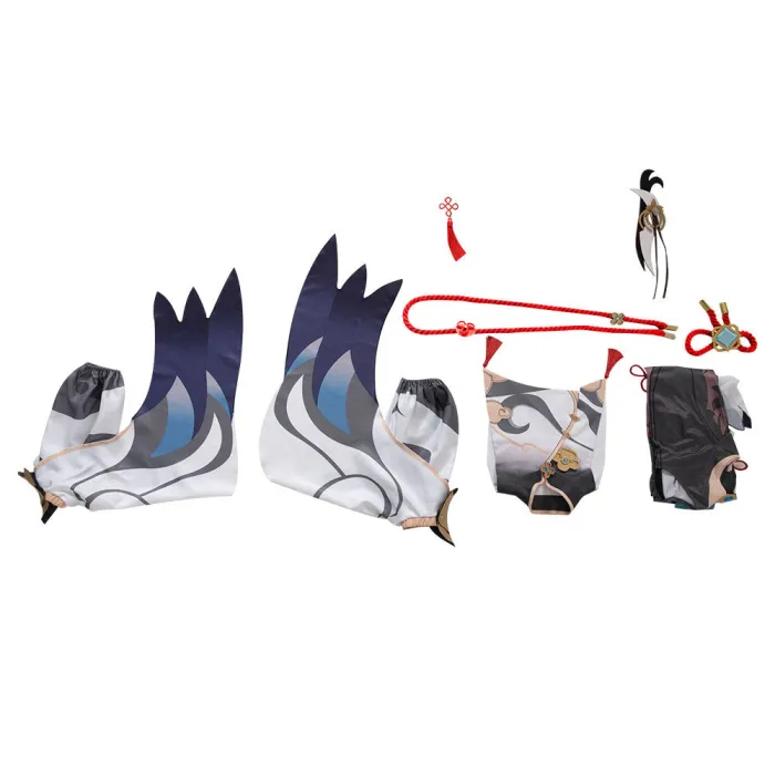 Genshin Impact Shenhe Game Cosplay Costume