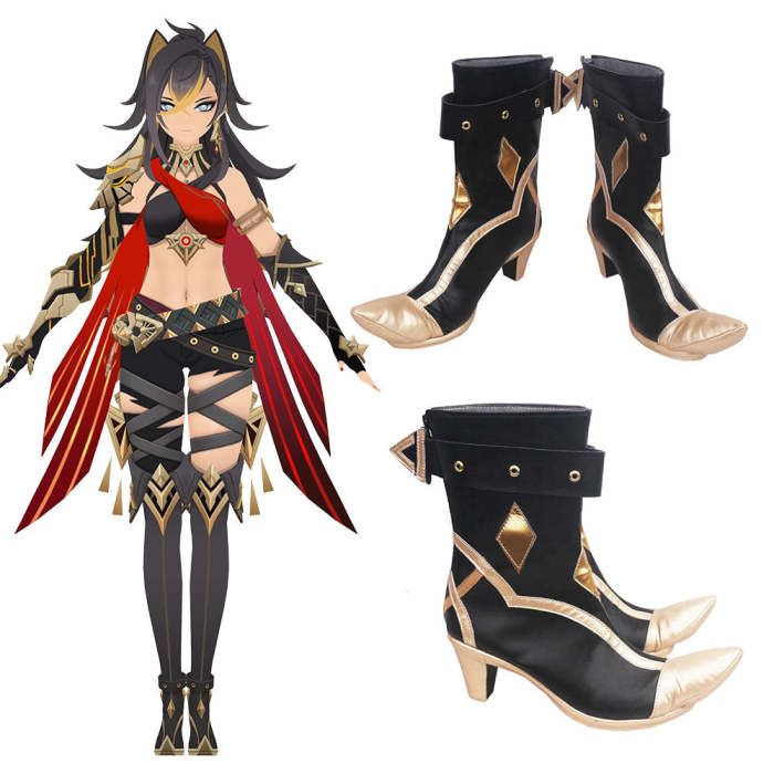 Genshin Impact Dehya Shoes Cosplay Boots