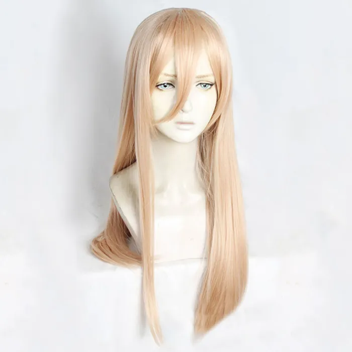 Guilty Gear Strive Millia Rage Golden Orange Cosplay Wig