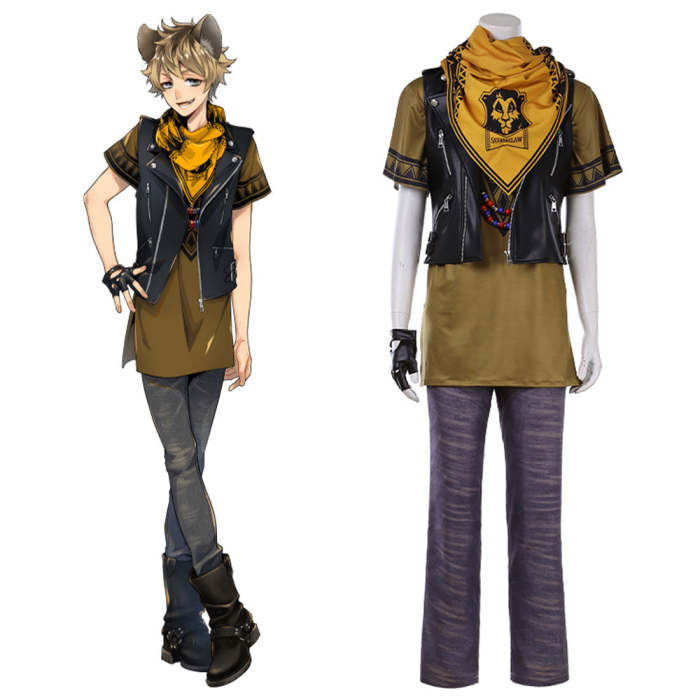 Disney Twisted Wonderland Savanaclaw Ruggie Bucchi Cosplay Costume - B Edition