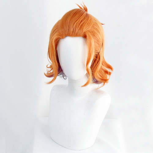 Disney Twisted Wonderland Heartslabyul Cater Diamond Orange Cosplay Wig