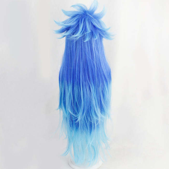 Disney Twisted Wonderland Idia Shroud Blue Cosplay Wig