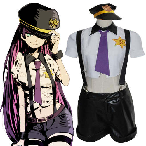 产品 Panty And Stocking With Garterbelt Stocking Police Cosplay Costume