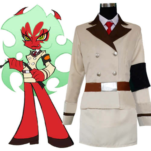 Panty And Stocking With Garterbelt Scanty & Kneesocks Devil Sisters Cosplay Costume