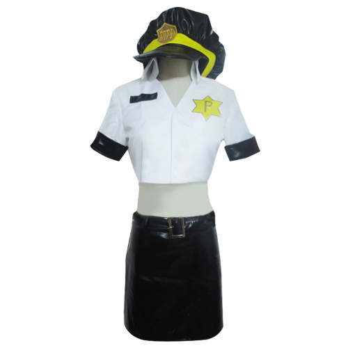 Panty And Stocking With Garterbelt Panty Police Cosplay Costume