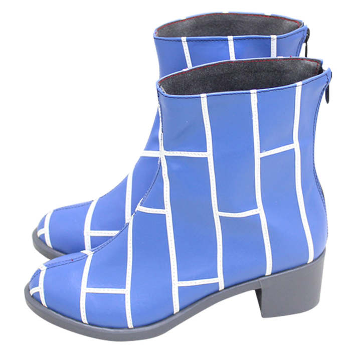 Jojo'S Bizarre Adventure Jolyne Cujoh Blue Cosplay Shoes  Edition