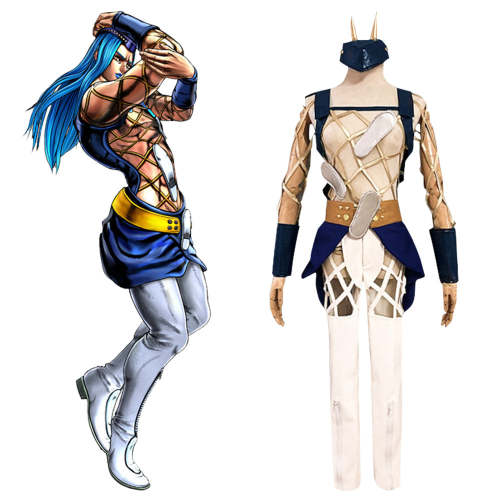 Jojo'S Bizarre Adventure: Stone Ocean Narciso Anasui Male Cosplay Costume