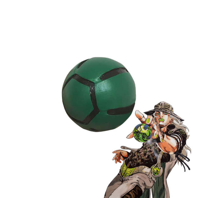 Jojo'S Bizarre Adventure: Steel Ball Run Gyro Zeppeli Ball Cosplay Accessory Prop