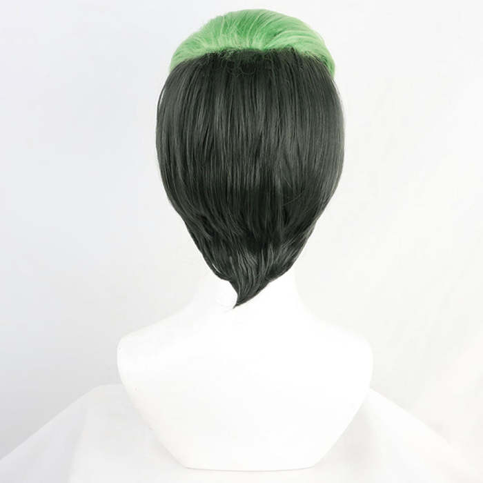 Jojo'S Bizarre Adventure: Jojolion Jobin Higashikata Black Green Cosplay Wig