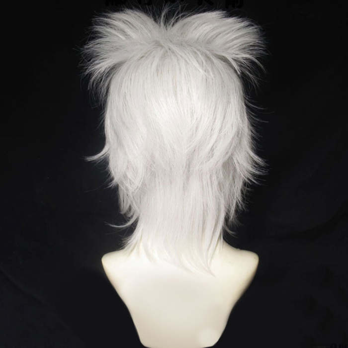 Jojo'S Bizarre Adventure Noriaki Kakyoin Female White Cosplay Wig