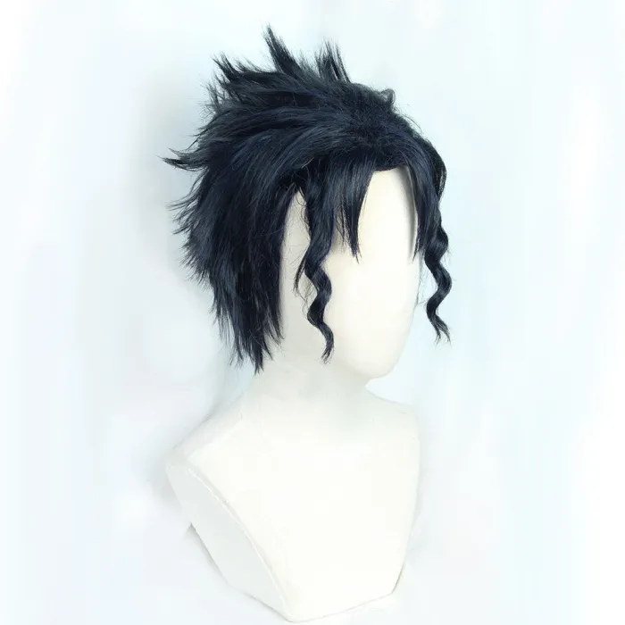 Jojo'S Bizarre Adventure Jotaro Kujo Blue Black Cosplay Wig