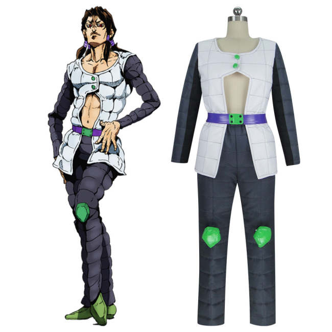 Jojo'S Bizarre Adventure: Vento Aureo Golden Wind Illuso Cosplay Costume