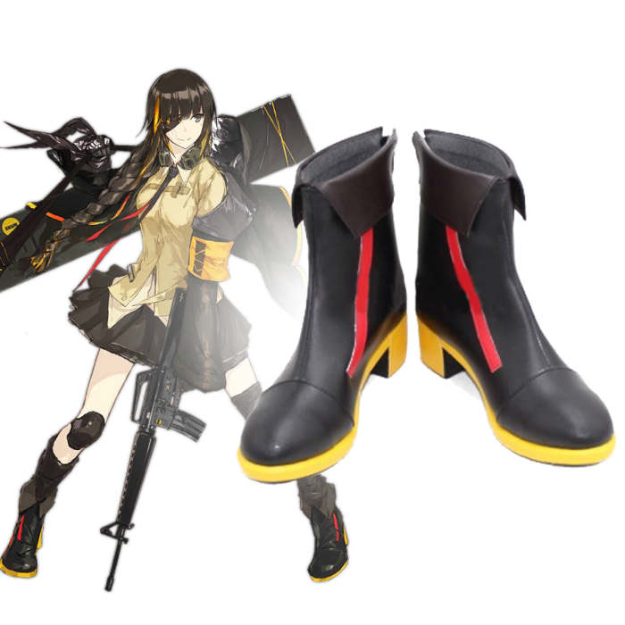Girls Frontline M16A1 Black Cosplay Shoes