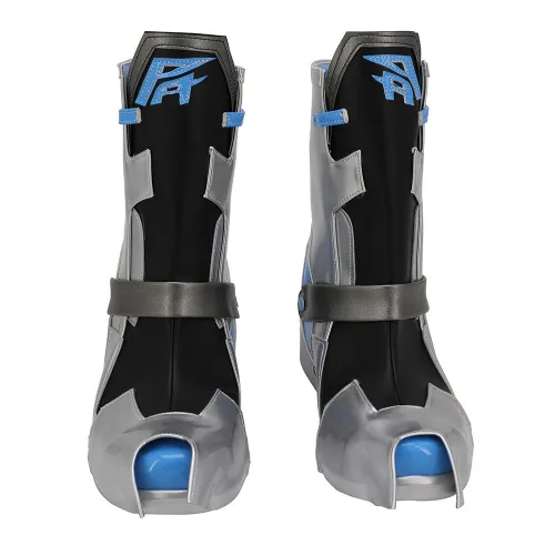 Girls Frontline Pa15 Sliver Black Shoes Cosplay Boots