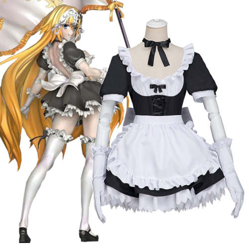 Fate Grand Order Jeanne D'Arc Joan Alter Maid Cosplay Costume