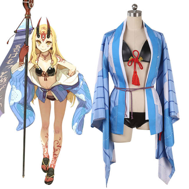 Fate Grand Order Ibaraki Douji Swimsuit Cosplay Costume