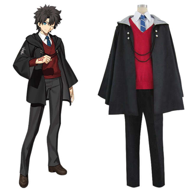 Fate Grand Order Fgo Male Master Mage'S Association Uniform Cosplay Costume