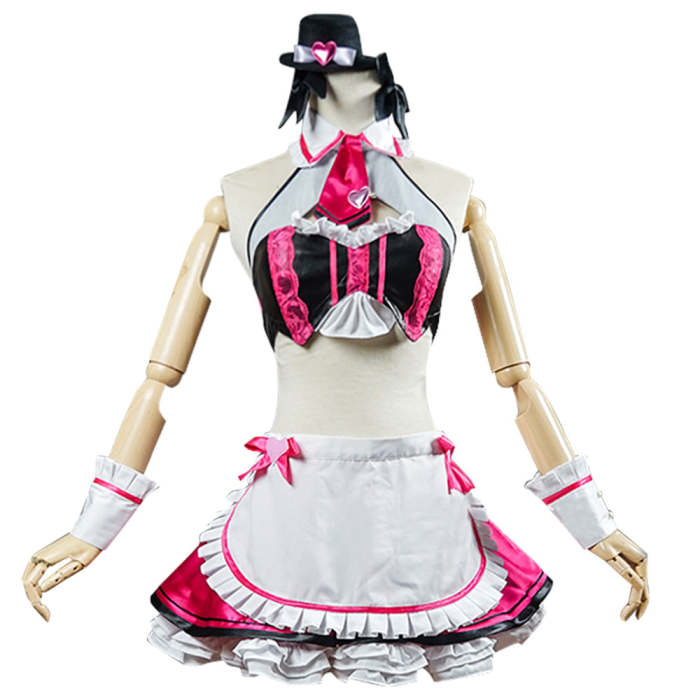 Fate Grand Order Valentine'S Day Rin Tohsaka Chocolate Maid Dress Cosplay Costume