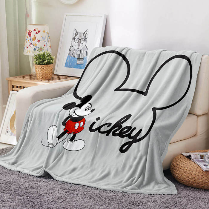 Mickey Blanket Flannel Throw Room Decoration