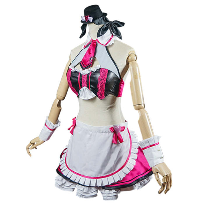 Fate Grand Order Valentine'S Day Rin Tohsaka Chocolate Maid Dress Cosplay Costume