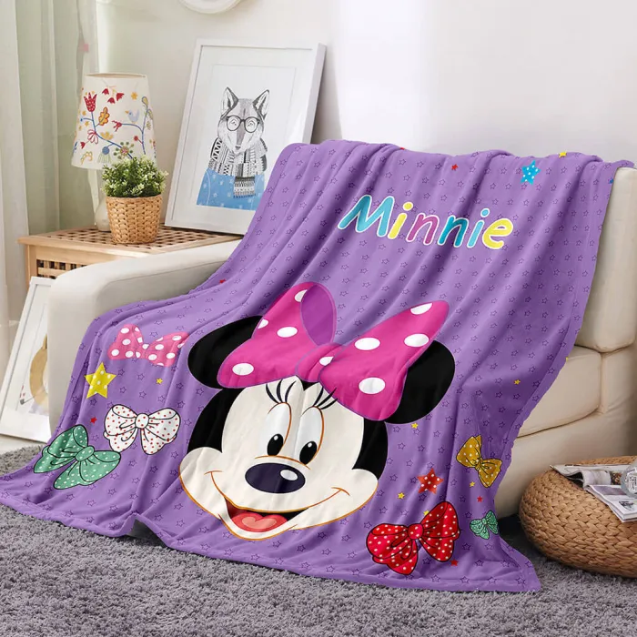  Mickey Mouse Blanket Flannel Throw Room Decoration