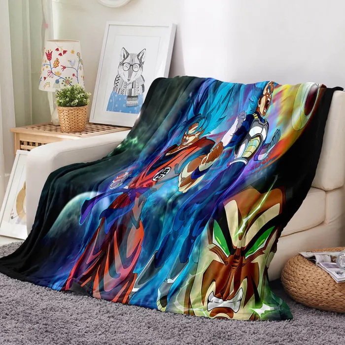 Dragon Ball Super Blanket Flannel Throw Room Decoration
