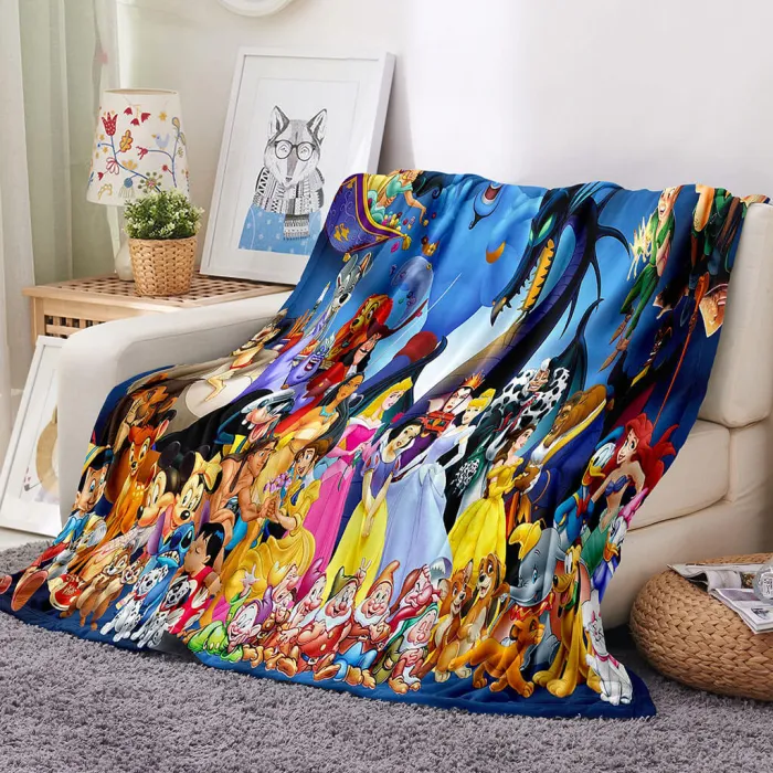  Princess Snow White Blanket Flannel Throw Room Decoration