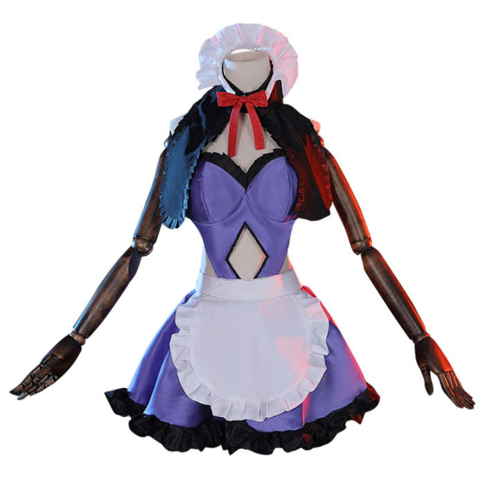 Fate Grand Order Ruler Joan Of Arc Jeanne D'Arc Maid Dress Cosplay Costume