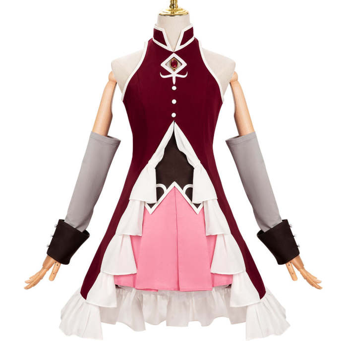 Puella Magi Madoka Magica Kyoko Sakura Cosplay Costume