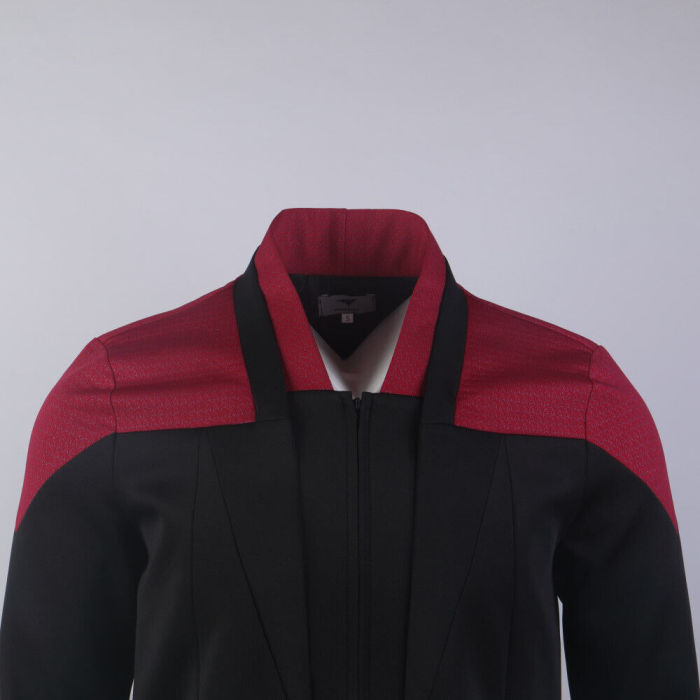 Star Trek Picard 3 Red Geordi Gold Blue Dress Uniform Starfleet Jacket Shirts Costume
