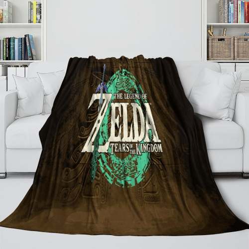 The Legend Of Zelda Tears Of The Kingdom Flannel Fleece Blanket