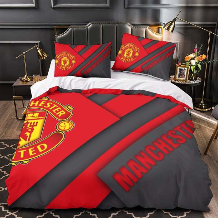 Manchester United Football Club Bedding Set Quilt Cover Without Filler