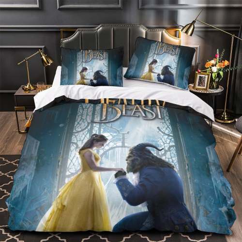 Beauty And The Beast Bedding Set Quilt Duvet Cover Without Filler