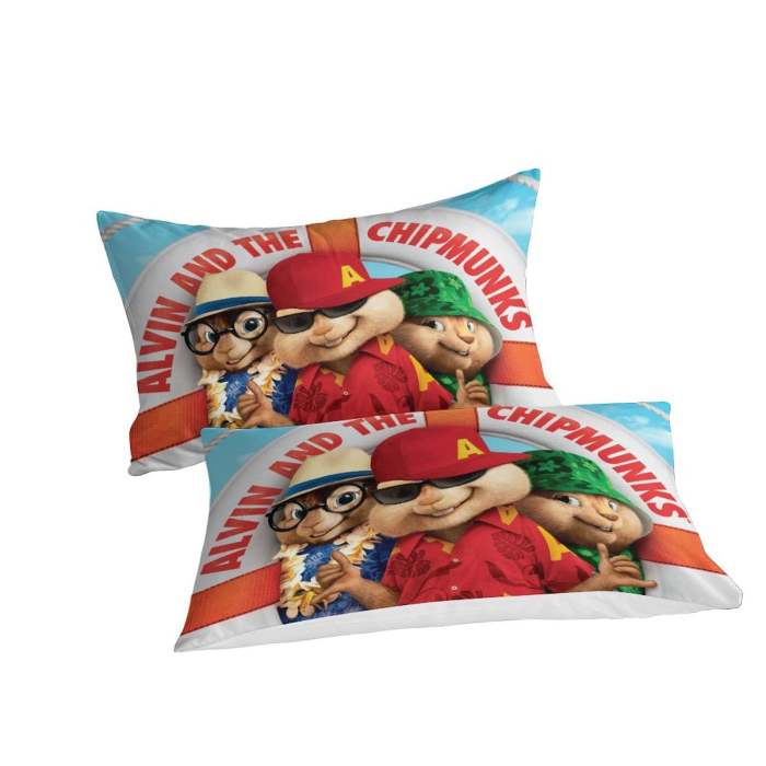 Alvin And The Chipmunks Bedding Set Quilt Duvet Cover Without Filler