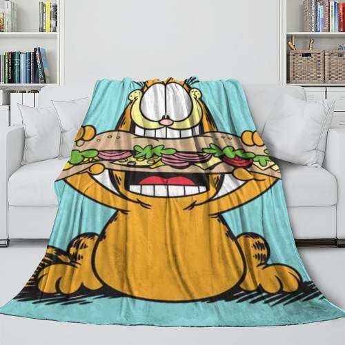 Garfield Blanket Flannel Throw Room Decoration
