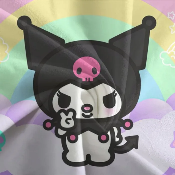 My Melody Kuromi Bedding Set Quilt Cover Without Filler