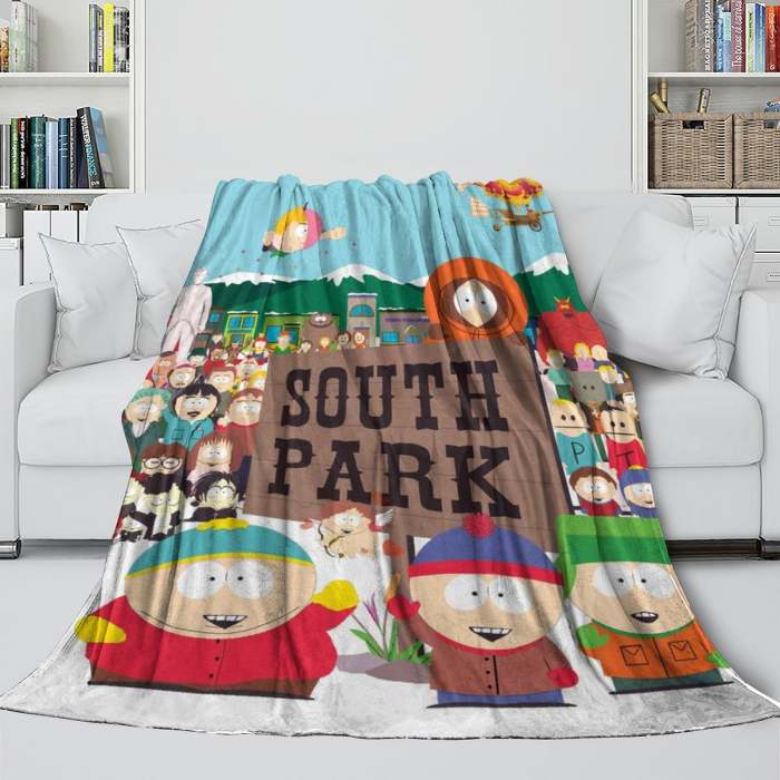 South Park The Stick Of Truth Blanket Flannel Fleece Throw Room Decoration